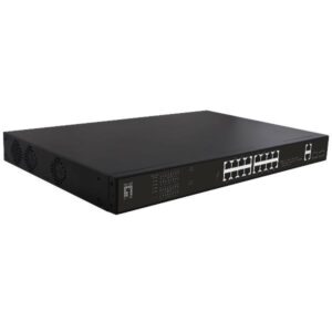 LevelOne GEP-2021 tinklo komutatorius Ne-valdomas Gigabit Ethernet (10/100/1000) Maitinimas per Eternetą (PoE) 1U Juoda - Image 2