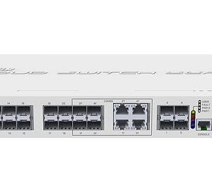 Mikrotik CRS328-4C-20S-4S+RM tinklo komutatorius Valdomas L2/L3 1U Balta - Image 3