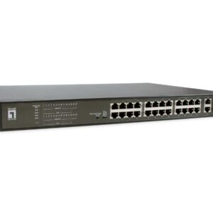 LevelOne FGP-2831 tinklo komutatorius Ne-valdomas Fast Ethernet (10/100) Maitinimas per Eternetą (PoE) 1U Juoda - Image 2