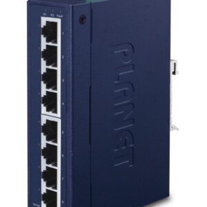 PLANET ISW-801T tinklo komutatorius Ne-valdomas L2 Fast Ethernet (10/100) Mėlyna - Image 2