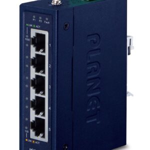 PLANET IGS-500T tinklo komutatorius Ne-valdomas Gigabit Ethernet (10/100/1000) Mėlyna - Image 2