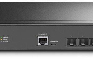 TP-Link Omada SX3008F tinklo komutatorius Valdomas L2/L3 Juoda - Image 2