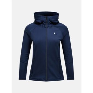 Bluza PEAK PERFORMANCE W Rider Essentials Zip Hood granatowy - M
