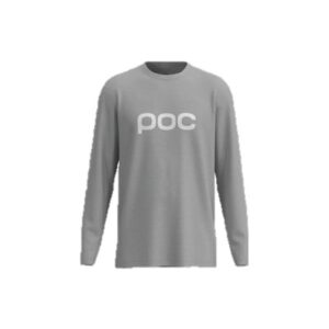Koszulka POC L/S Tee szara - L
