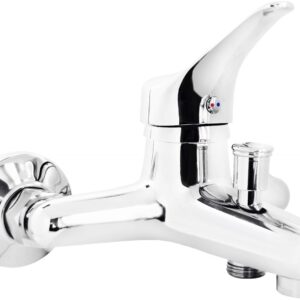 Wall-mounted bathtub mixer