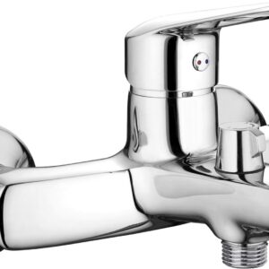 Wall-mounted bathtub mixer