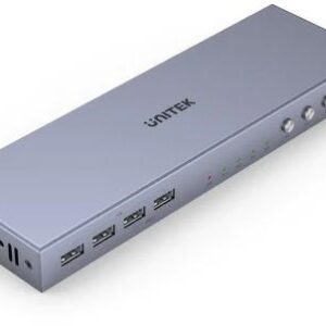 UNITEK V306A KVM jungiklis Pilka - Image 1