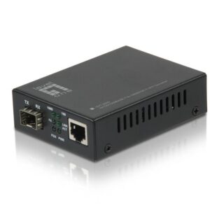 LevelOne GVT-2000 tinklo medijos keitiklis 1000 Mbit/ai Keli režimai Juoda - Image 3