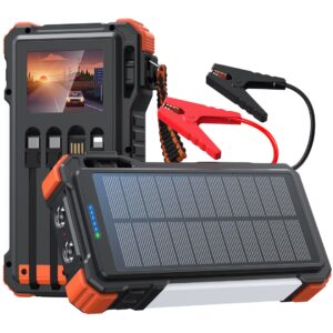 Extralink POWERBANK SOLARNY 12000MAH JUMP STARTER 1500A LAMPA LATARKA - Image 2