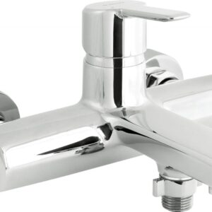 Wall-mounted bathtub mixer with 1 handle