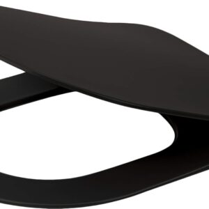 Slim soft-close toilet seat