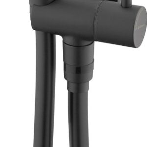 Point bidetta set with angled connection - receiver holder