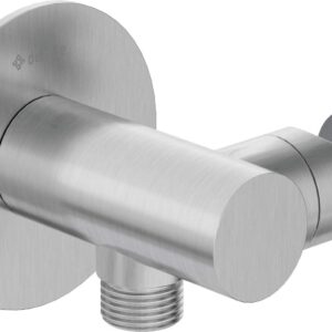 Round angled connector with handset holder - Image 1