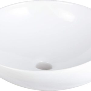 Asymmetrical ceramic countertop basin