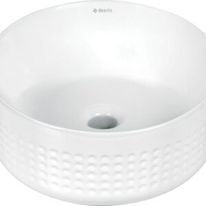 Ceramic countertop asymm. washbasin