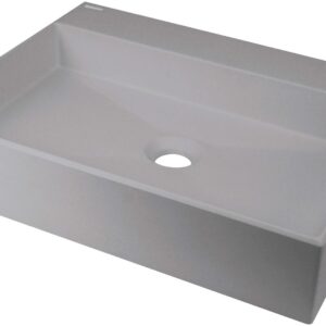 Granite countertop washbasin with space for a tap - 500x400 mm