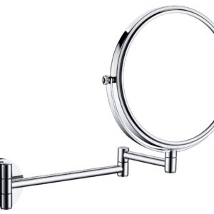 Cosmetic mirror on a movable arm - double-sided