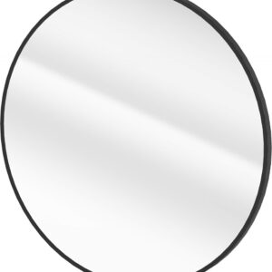 Framed hanging mirror - round