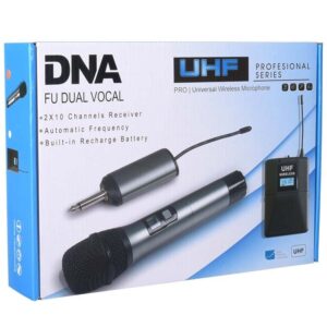 DNA Professional FU Dual Vocal - belaidžio mikrofono sistema - Image 3