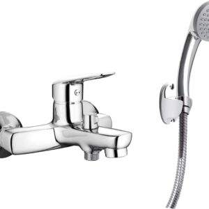 Bath mixer with shower set - Image 1