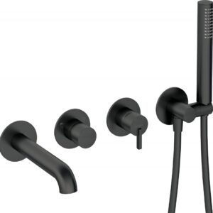 4-hole concealed bathtub mixer