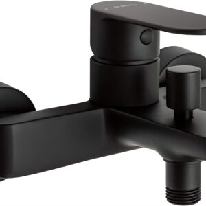 Wall-mounted bathtub mixer