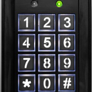 EURA AC-20C7 Black combination lock