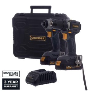 TOOL SET CD-B0A18 CW-B1218E 18V BL 2X2AH - Image 1