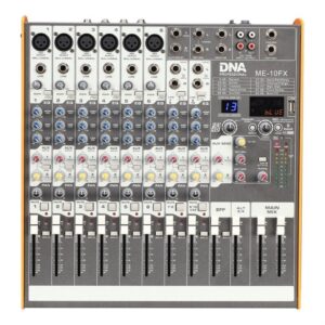 DNA ME-10FX audio mixer - 10 channel USB Bluetooth - Image 1