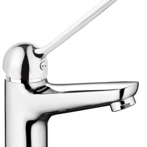 Washbasin faucet with Clinic lever
