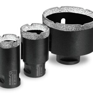 Set of diamond corers Vacuum Brazed 28,35,68mm 3 p