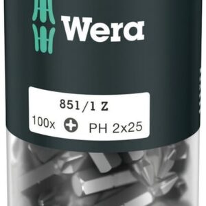 Wera 851/1 Z DIY 100 SiS suktuvo antgalis 100 vnt - Image 2