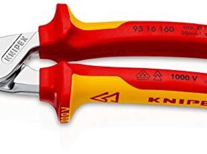 Knipex 95 16 160 maitinimo kabelių pjaustytuvas arba žnyplės Raudona, Nerūdijančiojo plieno, Geltona Maitinimo laido pjaustytuvas - Image 2