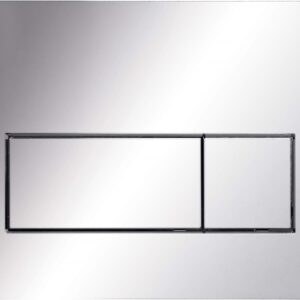 Flush plate for concealed frames - slim