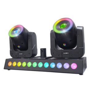 LIGHT4ME CLONE 1 LED RGBW light effect 2 heads - Image 1