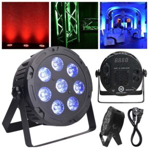 LIGHT4ME QUAD PAR 8x10W MKII RGBW LED slim flat - Image 1