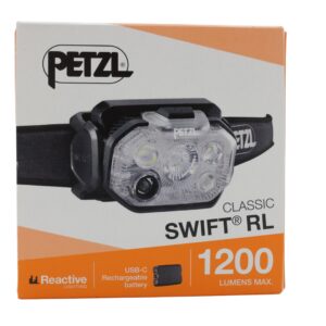Petzl E095BD00 Headlamp SWIFT? RL CLASSIC black