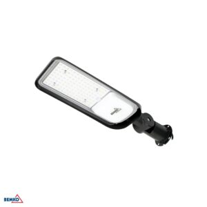 LED STREET LIGHT FIXTURE JAZMIN 100W4000K 13500LM IP65 LIGHT GREY (C82-JAZ-100LG-4K) - Image 1