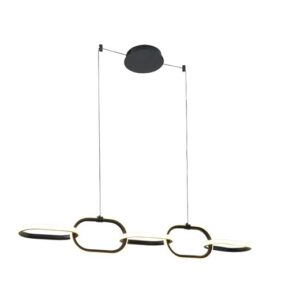 PENDANT LED LIGHT EDIRNA 5 4000K BLACK