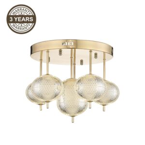 CEILING LUMINAIRE LED B2360-6 GOLD - Image 1