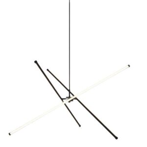 PENDANT LED LIGHT TANGER 90CM BLACK