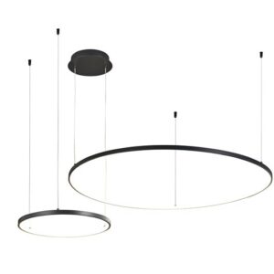 PENDANT LED LIGHT SIBIU 2XROUND 4000K BL - Image 1