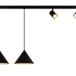 PENDANT LIGHT TRIANGLE 2XE27+2XGU10 BL - Image 1