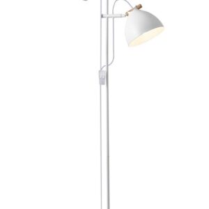 FLOOR LAMP 18X150CM 2XG9 WHITE COLO - Image 1
