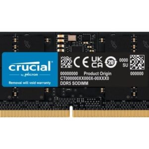 Crucial CT16G56C46S5T atminties modulis 16 GB 1 x 16 GB DDR5 262-pin SO-DIMM ECC - Image 2