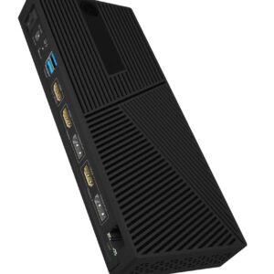 ICY BOX IB-DK2246AC Vielinis USB 3.2 Gen 2 (3.1 Gen 2) Type-A Juoda - Image 3