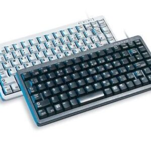 CHERRY Compact keyboard G84-4100, light grey, CH klaviatūra USB + PS/2 Pilka - Image 2