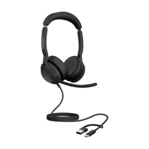 Jabra Evolve2 50 Laisvų rankų įranga Vielinis Su lankeliu Biuras / skambučių centras USB Type-C / USB Type-A Juoda - Image 2