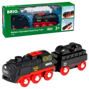 BRIO Battery-Operated Steaming Train - Image 3