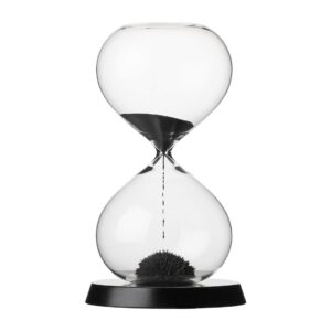 RITUALI DOMESTICI SCORRENDO Hourglass black 13.5 x 23 cm - Image 1